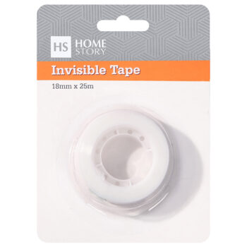 INVISIBLE TAPE 18mmx25m – Blister Card