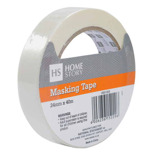 MASKING TAPE 24mm x 40m Large Core National Stationery