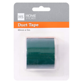 DUCT TAPE – 48mm x 5m – Green – Carded