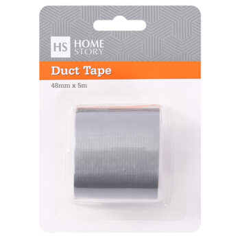DUCT TAPE – 48mm x 5m – Silver – Carded